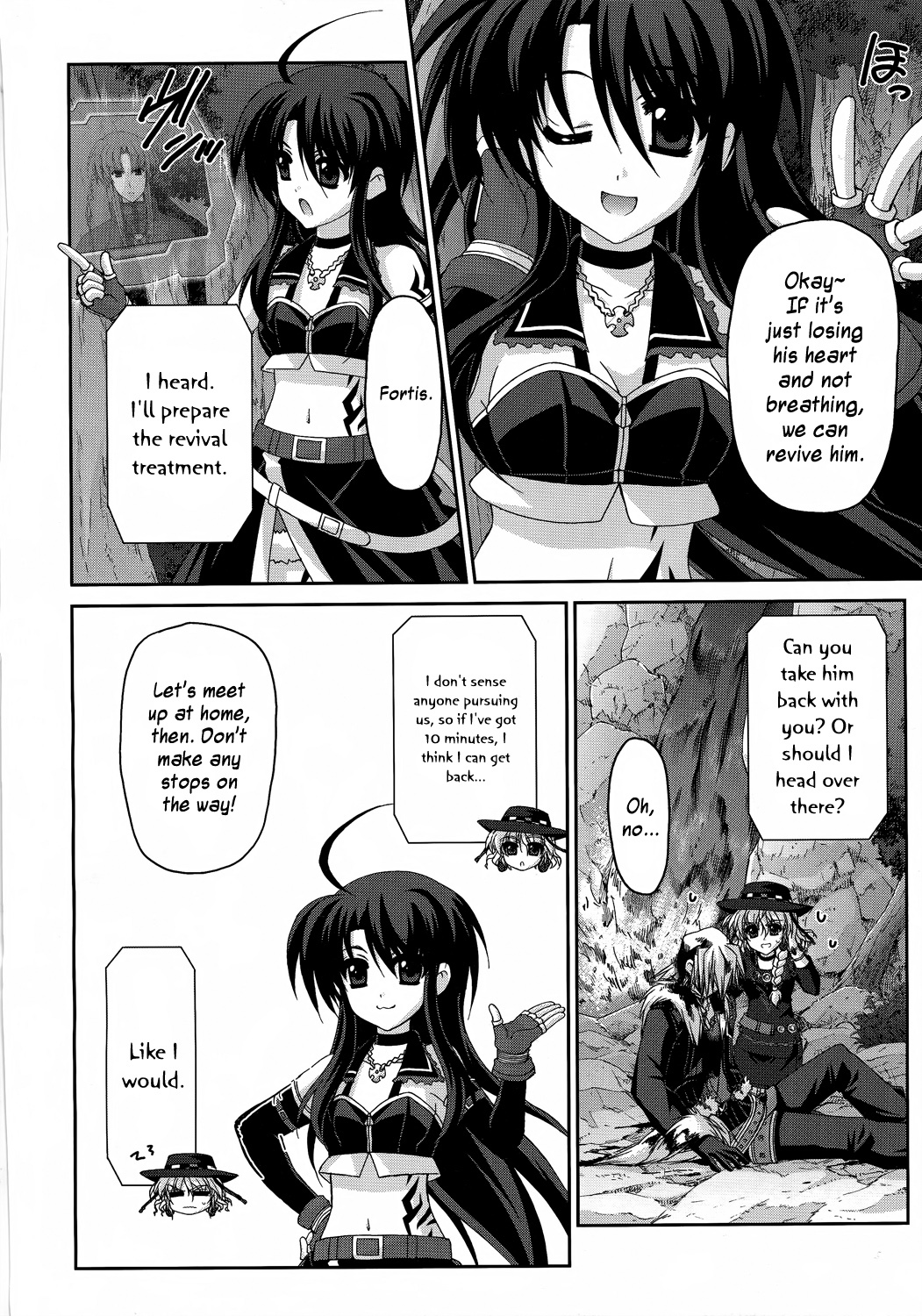 Mahou Senki Lyrical Nanoha Force Chapter 30 page 2 - Chapter 30: Record 30 - 「Dominant&Rose (I)」