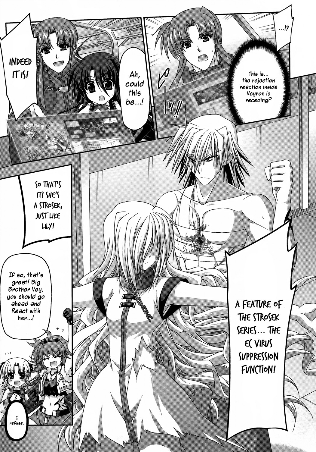 Mahou Senki Lyrical Nanoha Force Chapter 30 page 25 - Chapter 30: Record 30 - 「Dominant&Rose (I)」