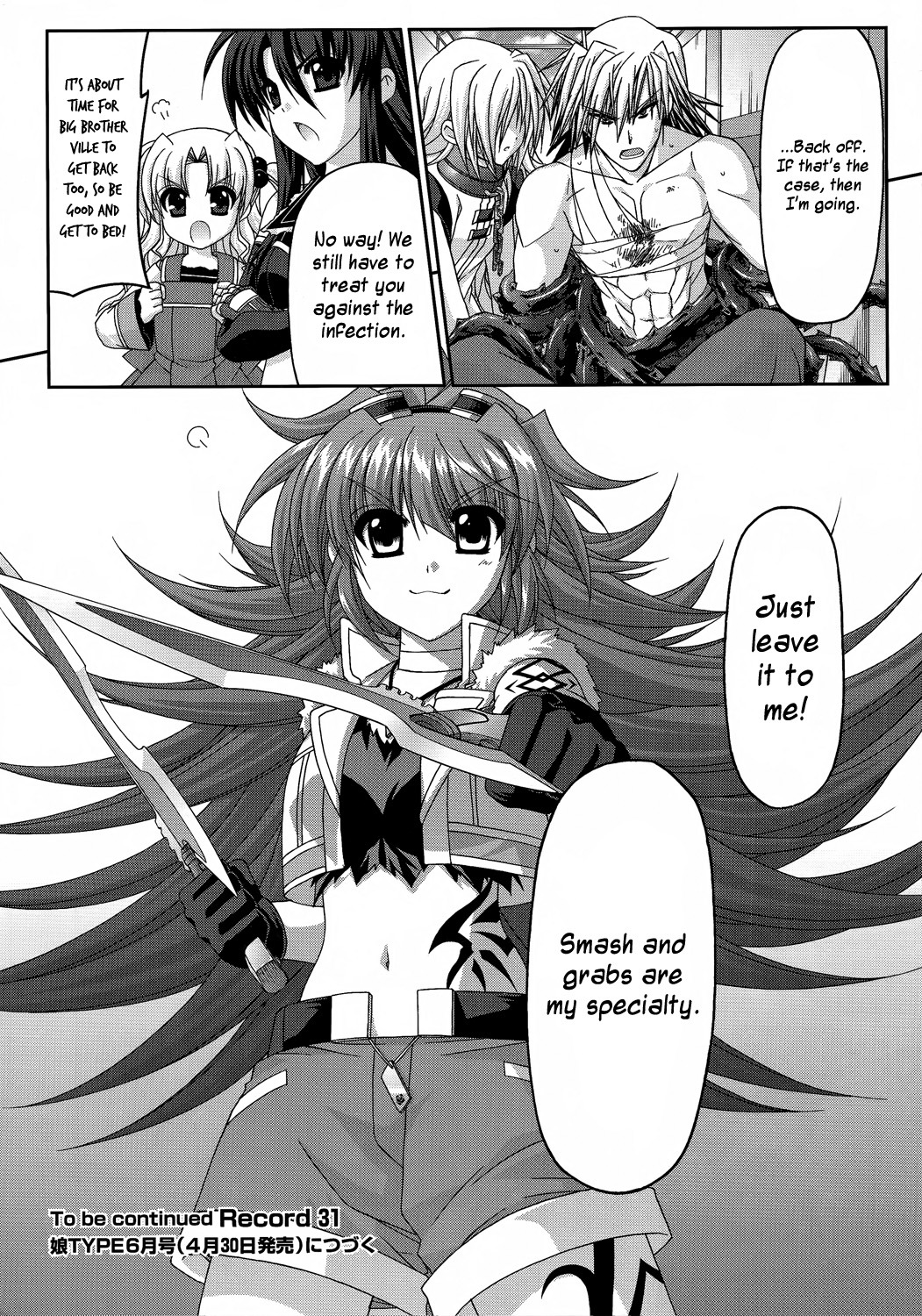 Mahou Senki Lyrical Nanoha Force Chapter 30 page 31 - Chapter 30: Record 30 - 「Dominant&Rose (I)」