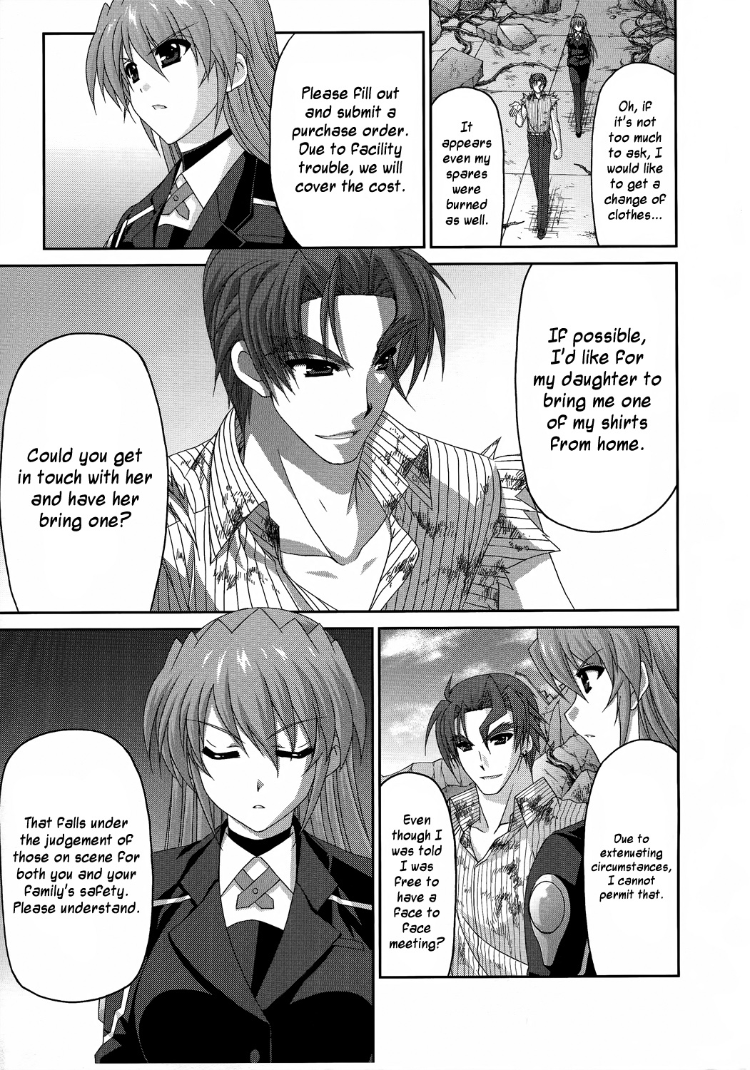 Mahou Senki Lyrical Nanoha Force Chapter 30 page 7 - Chapter 30: Record 30 - 「Dominant&Rose (I)」