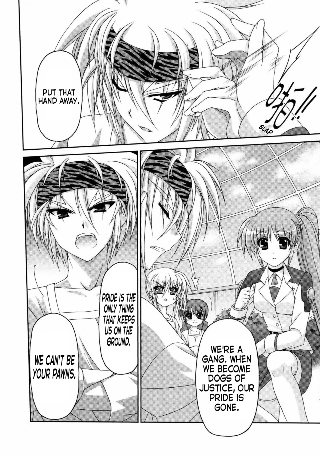 Mahou Senki Lyrical Nanoha Force Chapter 31 page 12 - Chapter 31: Record 31 - 「Dominant&Rose (II)」