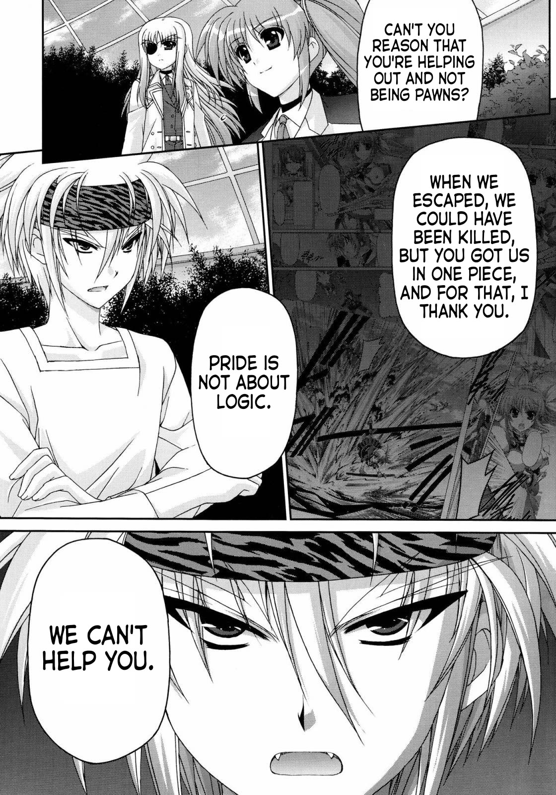 Mahou Senki Lyrical Nanoha Force Chapter 31 page 13 - Chapter 31: Record 31 - 「Dominant&Rose (II)」
