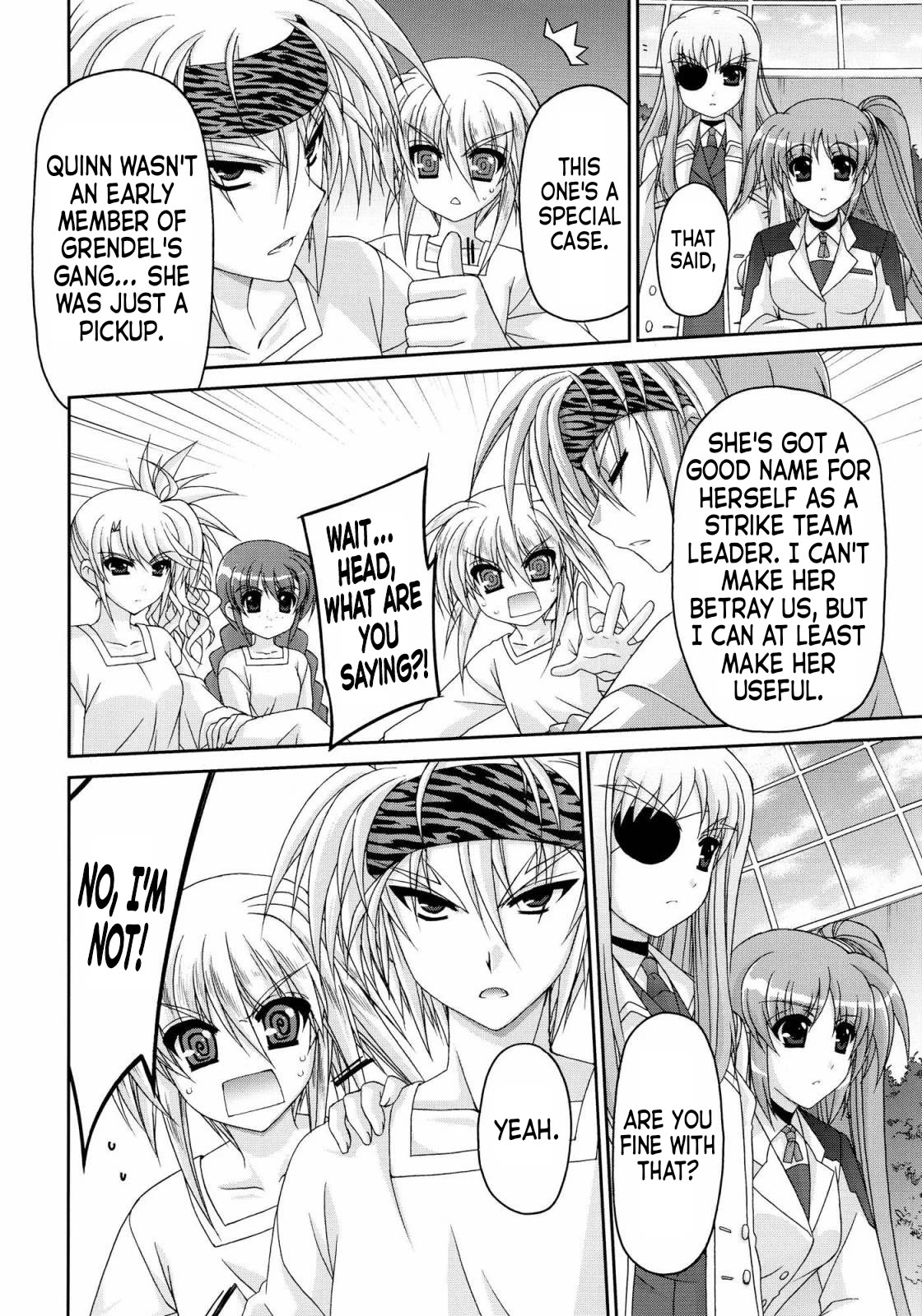 Mahou Senki Lyrical Nanoha Force Chapter 31 page 14 - Chapter 31: Record 31 - 「Dominant&Rose (II)」