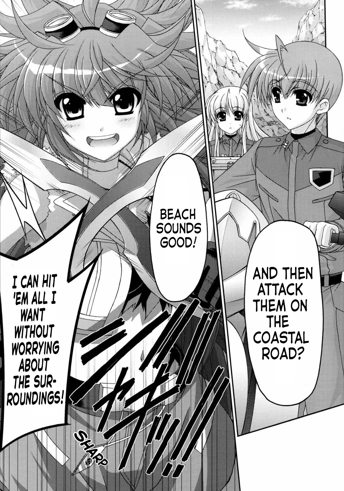Mahou Senki Lyrical Nanoha Force Chapter 31 page 3 - Chapter 31: Record 31 - 「Dominant&Rose (II)」