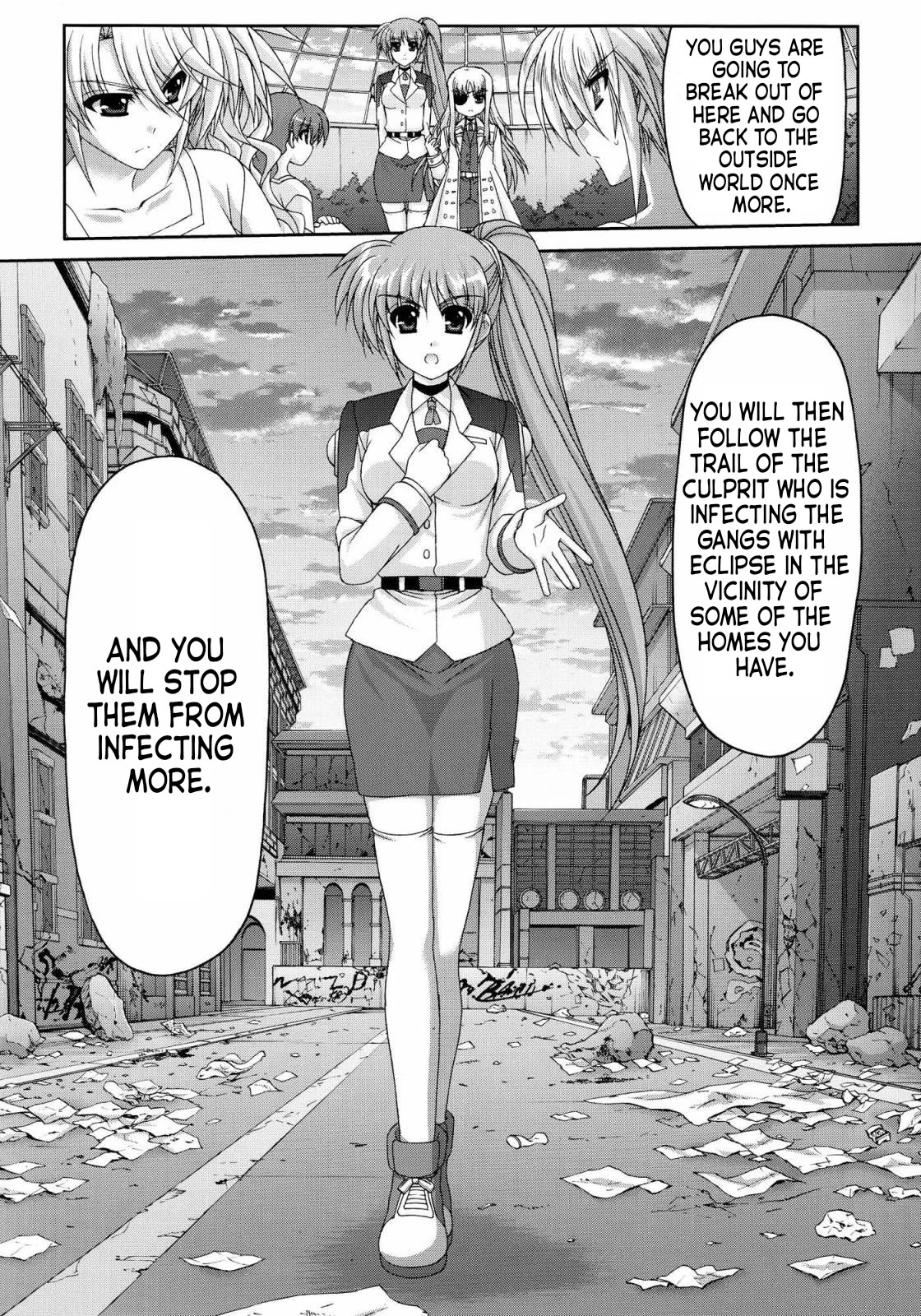 Mahou Senki Lyrical Nanoha Force Chapter 31 page 7 - Chapter 31: Record 31 - 「Dominant&Rose (II)」