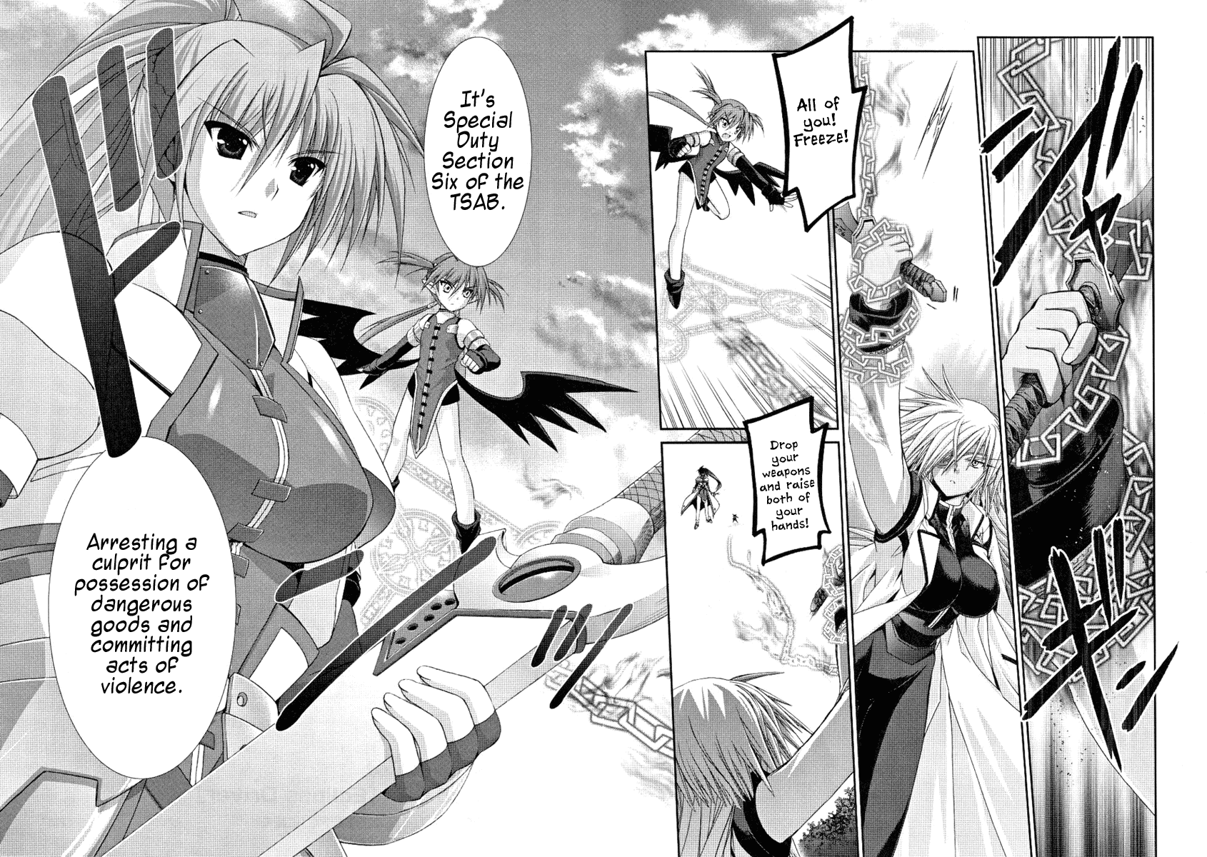 Mahou Senki Lyrical Nanoha Force Chapter 5 page 31 - Chapter 5: Record 05 - 「Blood & Flame」