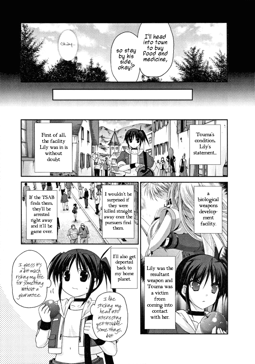Mahou Senki Lyrical Nanoha Force Chapter 5 page 8 - Chapter 5: Record 05 - 「Blood & Flame」