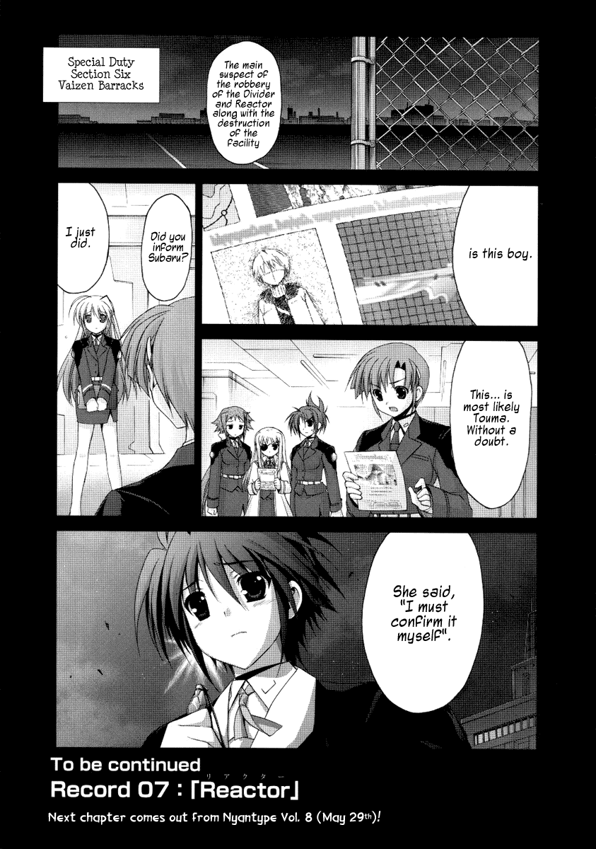 Mahou Senki Lyrical Nanoha Force Chapter 6 page 32 - Chapter 6: Record 06 - 「Eclipse Driver」