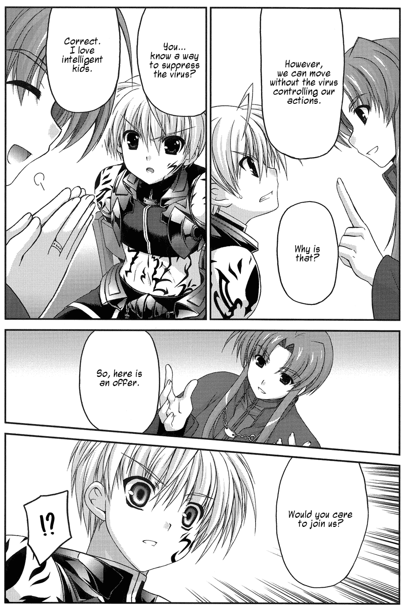 Mahou Senki Lyrical Nanoha Force Chapter 8 page 22 - Chapter 8: Record 08 - 「Hückebein(II)」