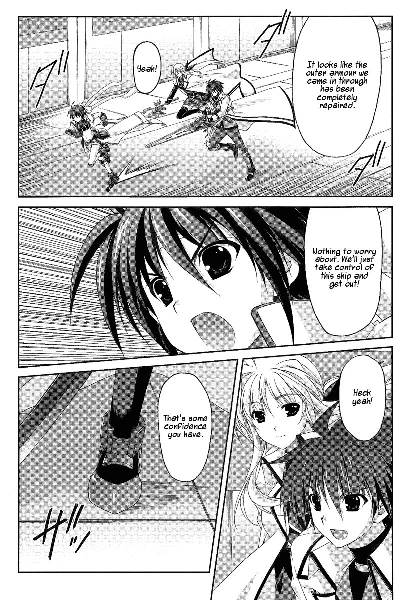 Mahou Senki Lyrical Nanoha Force Chapter 9.1 page 14 - Chapter 9.1: Record 09 - 「Hückebein(III)」Part 1