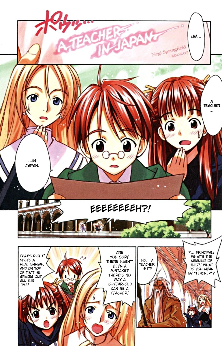 Mahou Sensei Negima! Chapter 1 page 8 - Chapter 1: The Child Teacher is a Mage