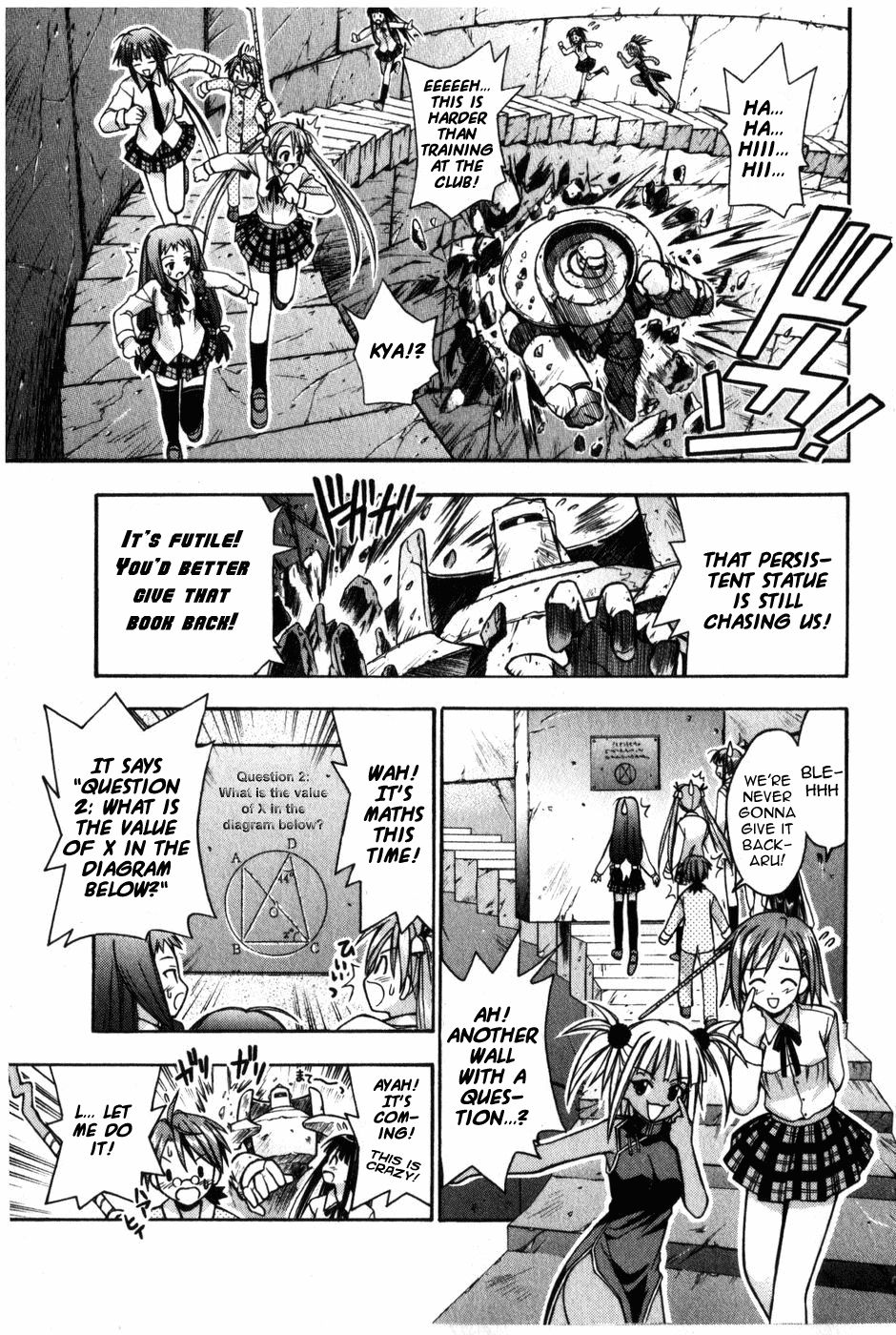 Mahou Sensei Negima! Chapter 10 page 10 - Chapter 10: The Baka Rangers and the Secret Library Island. The Big Game Plan fo