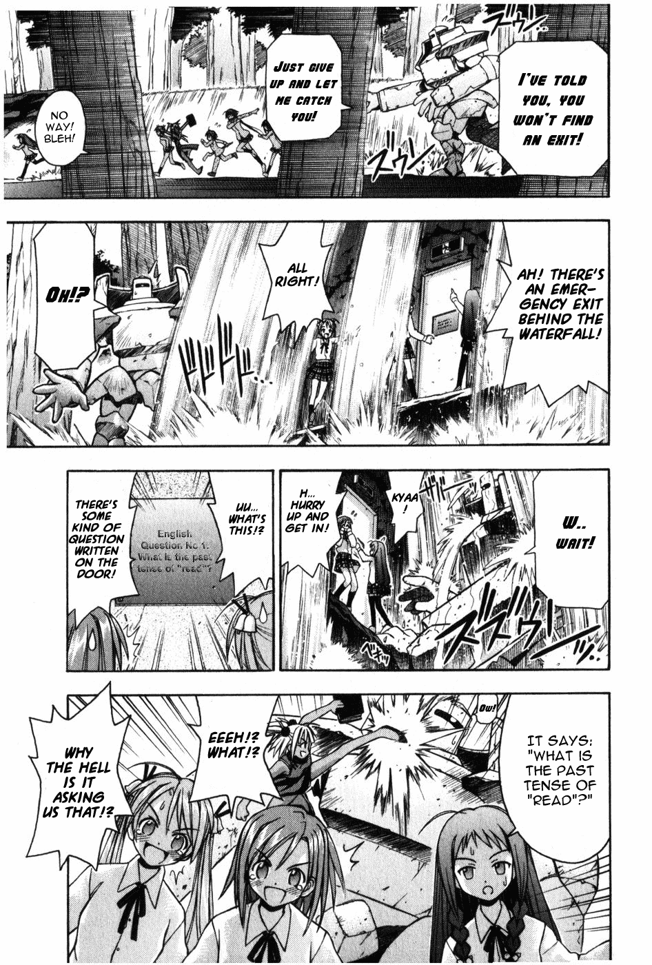 Mahou Sensei Negima! Chapter 10 page 8 - Chapter 10: The Baka Rangers and the Secret Library Island. The Big Game Plan fo