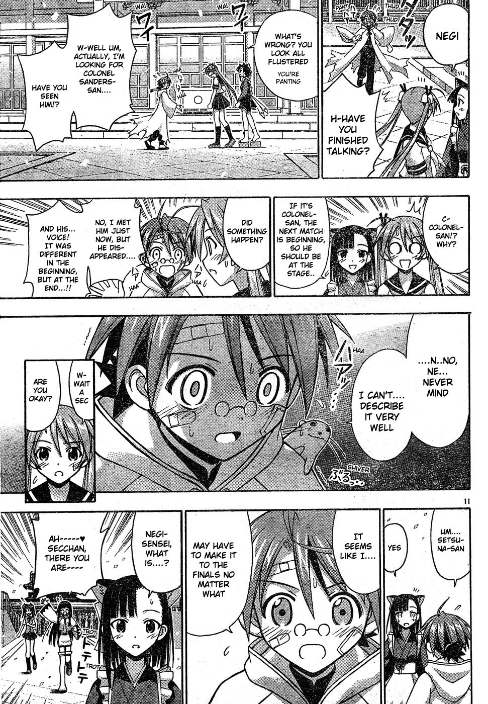Mahou Sensei Negima! Chapter 110 page 12 - Chapter 110: Ku:Nel Sanders, the One to Watch