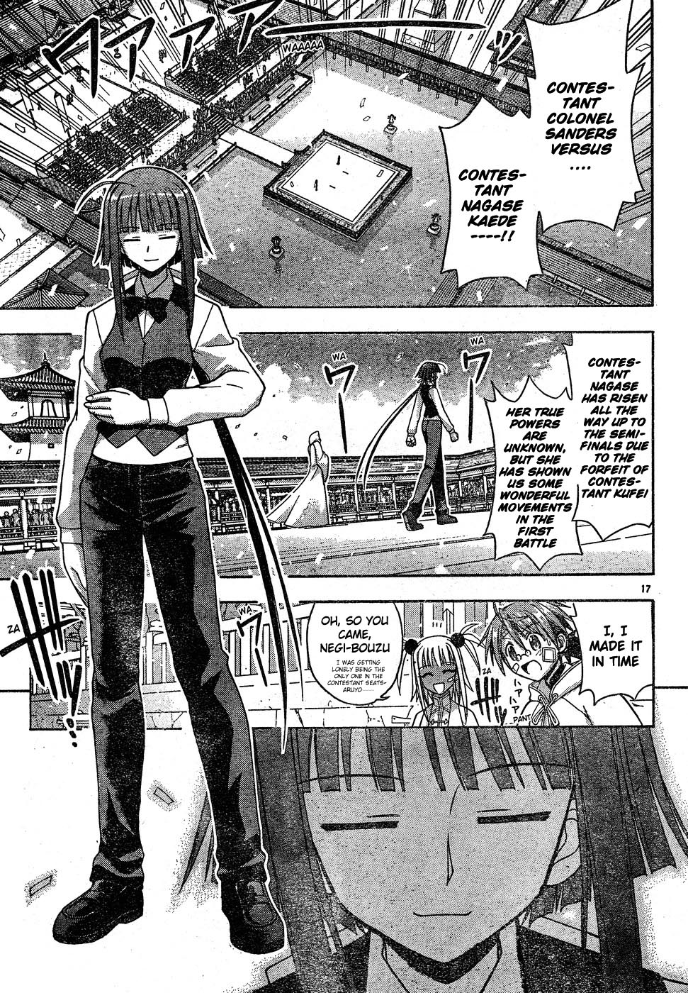 Mahou Sensei Negima! Chapter 110 page 18 - Chapter 110: Ku:Nel Sanders, the One to Watch