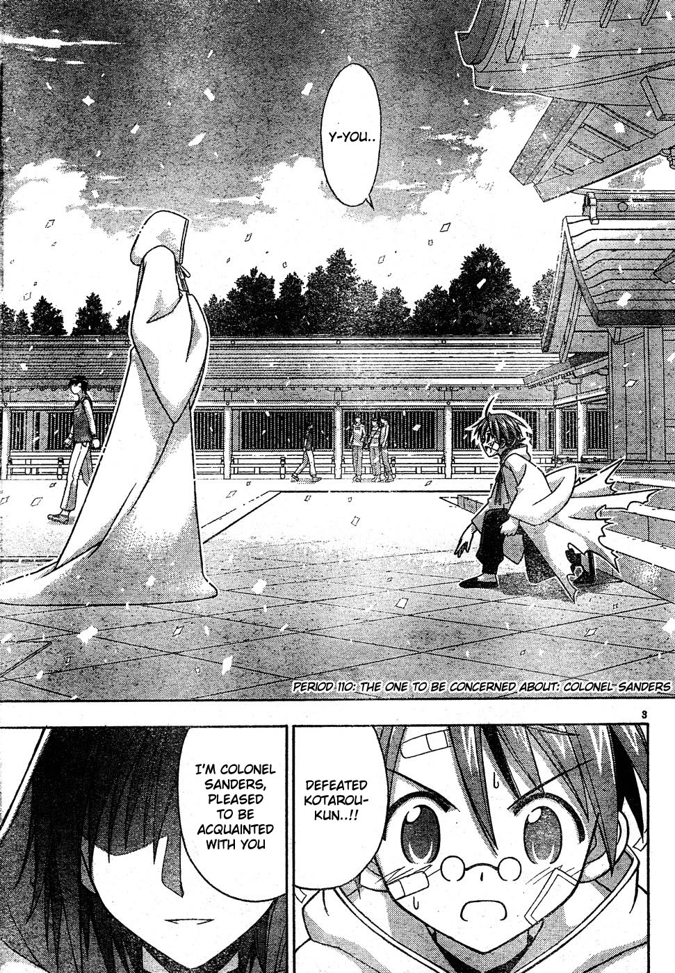 Mahou Sensei Negima! Chapter 110 page 4 - Chapter 110: Ku:Nel Sanders, the One to Watch