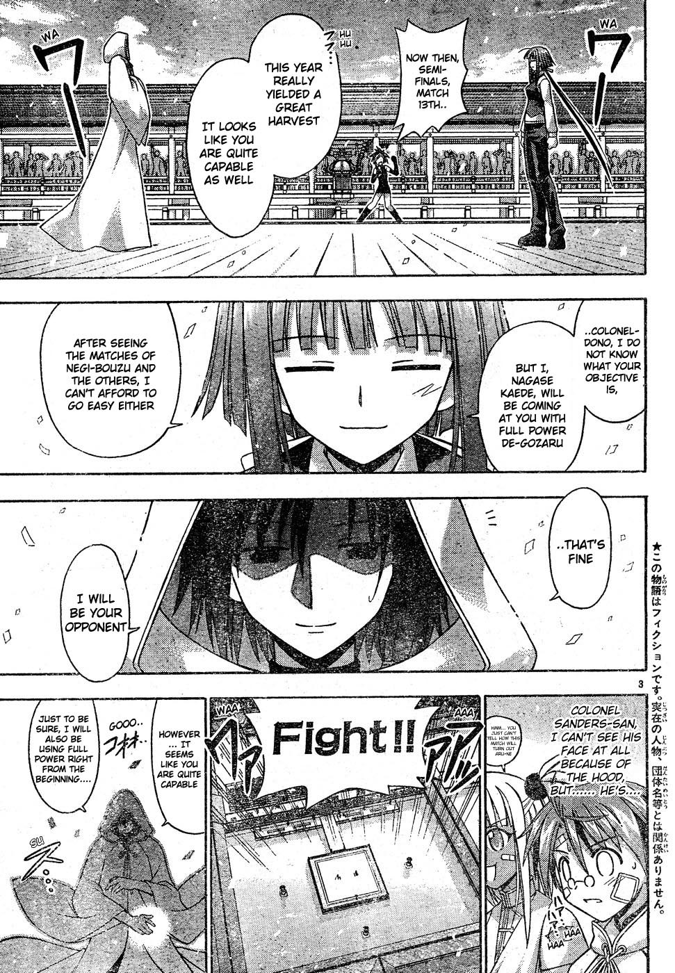 Mahou Sensei Negima! Chapter 111 page 4 - Chapter 111: Kaede's Ninpo Knockout
