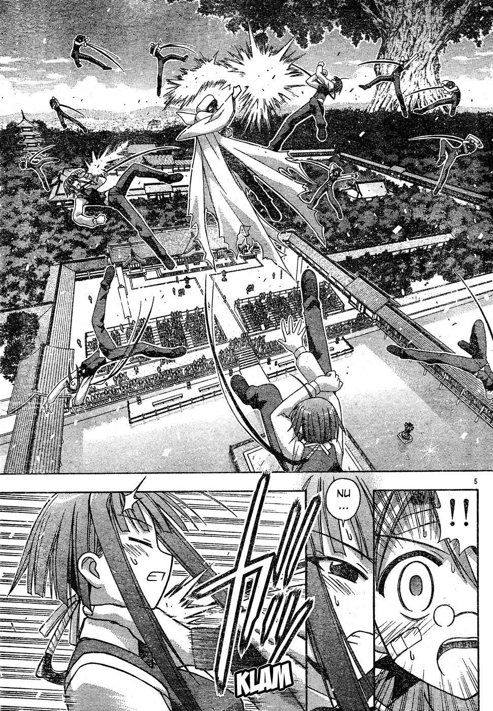 Mahou Sensei Negima! Chapter 112 page 6 - Chapter 112: The Full Force of Kaede's Ninpo!!