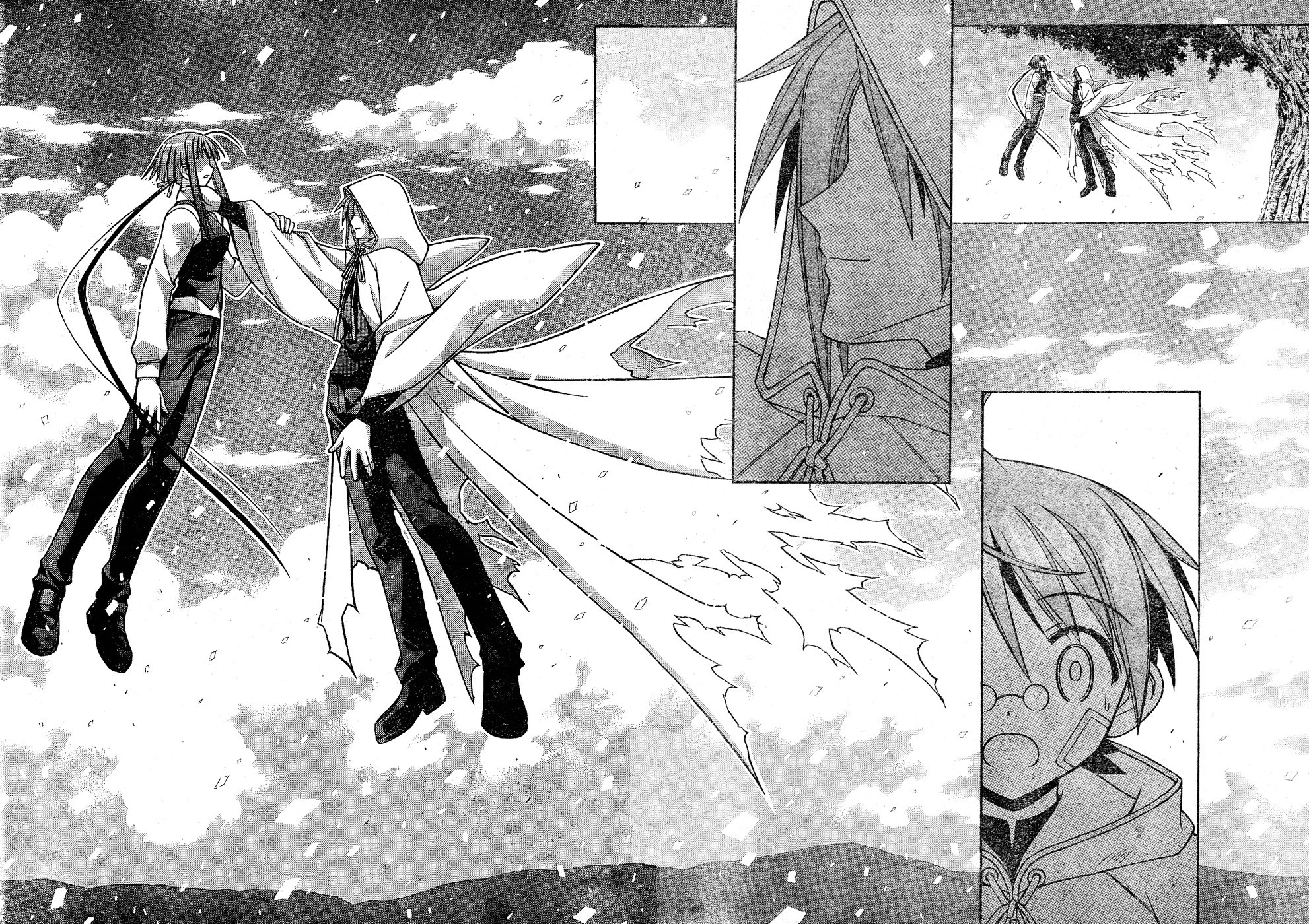 Mahou Sensei Negima! Chapter 112 page 7 - Chapter 112: The Full Force of Kaede's Ninpo!!