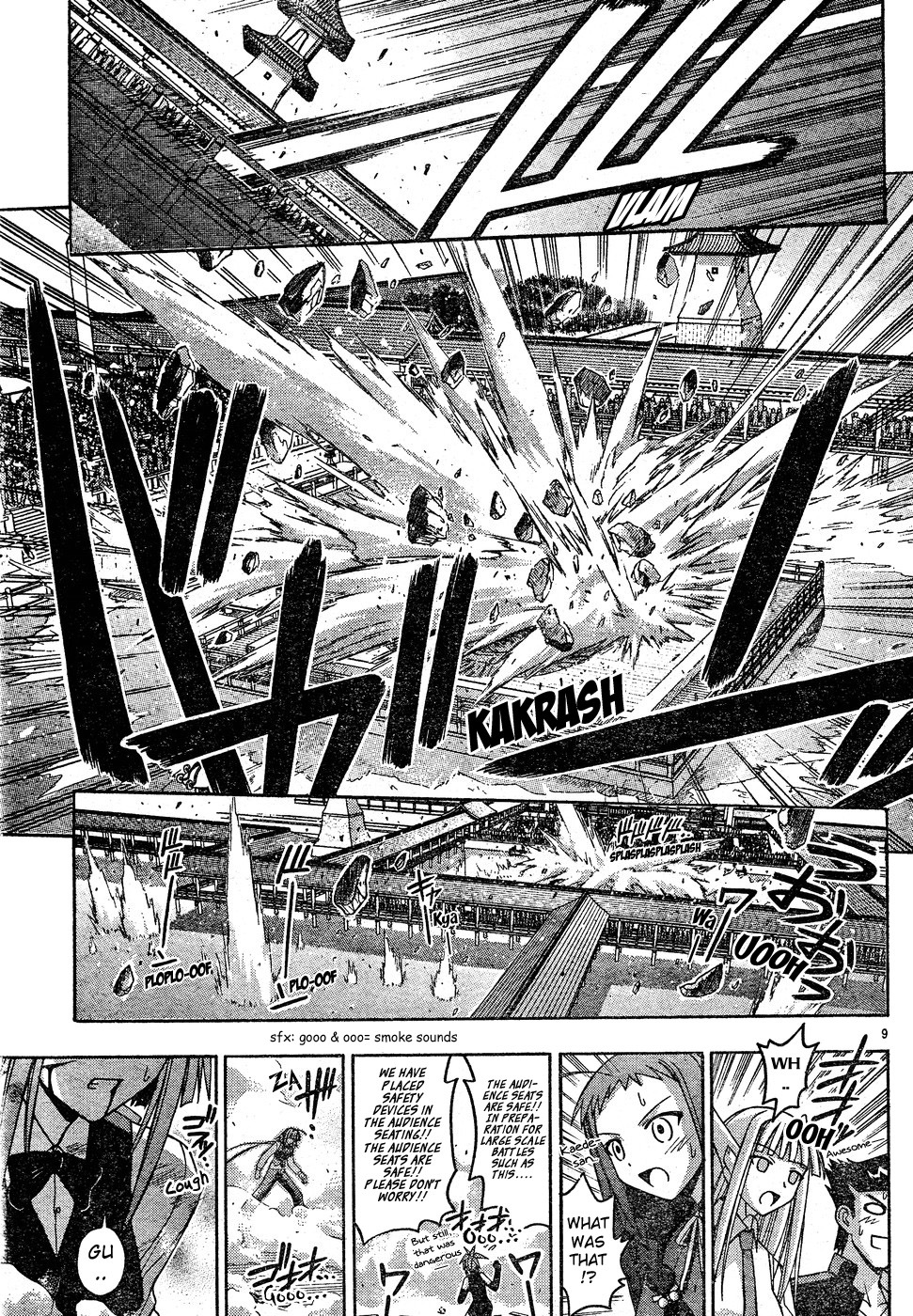 Mahou Sensei Negima! Chapter 112 page 9 - Chapter 112: The Full Force of Kaede's Ninpo!!
