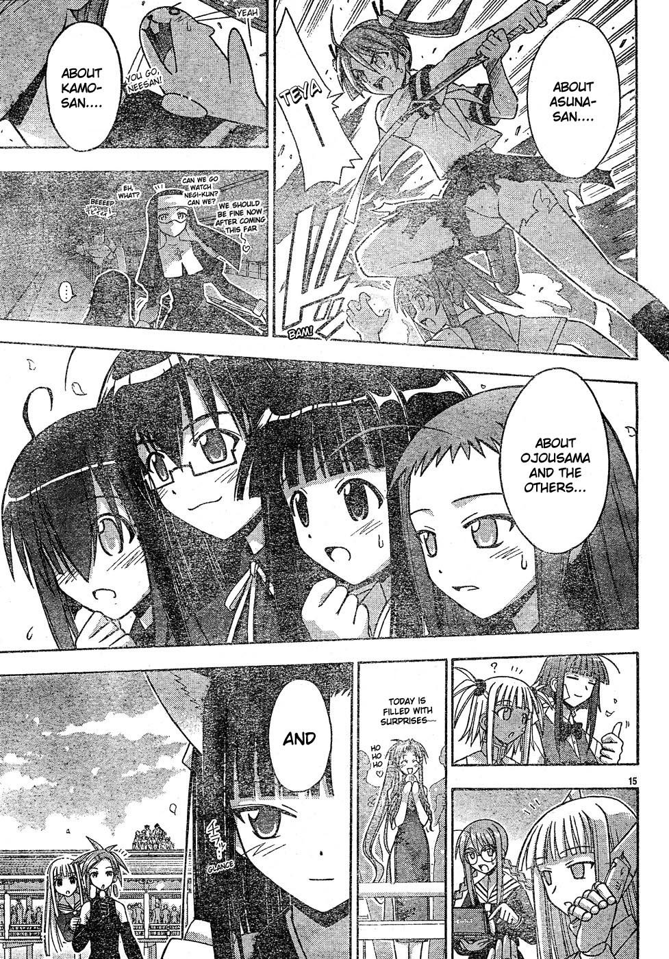 Mahou Sensei Negima! Chapter 114 page 15 - Chapter 114: If You Are All Here, Then So Am I