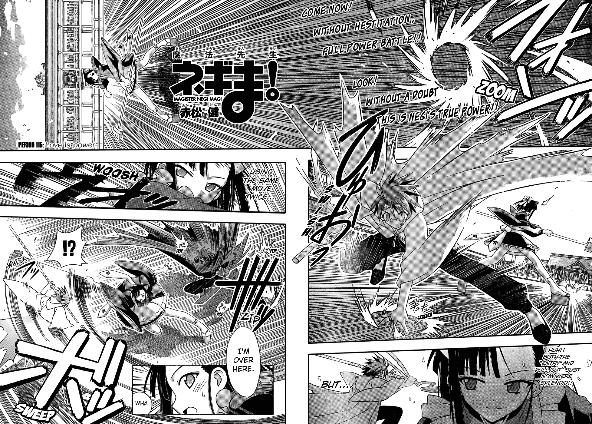 Mahou Sensei Negima! Chapter 115 page 3 - Chapter 115: Love Is Power