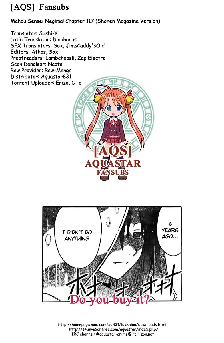 Mahou Sensei Negima! Chapter 117 page 1 - Chapter 117: Reunion with Father?!