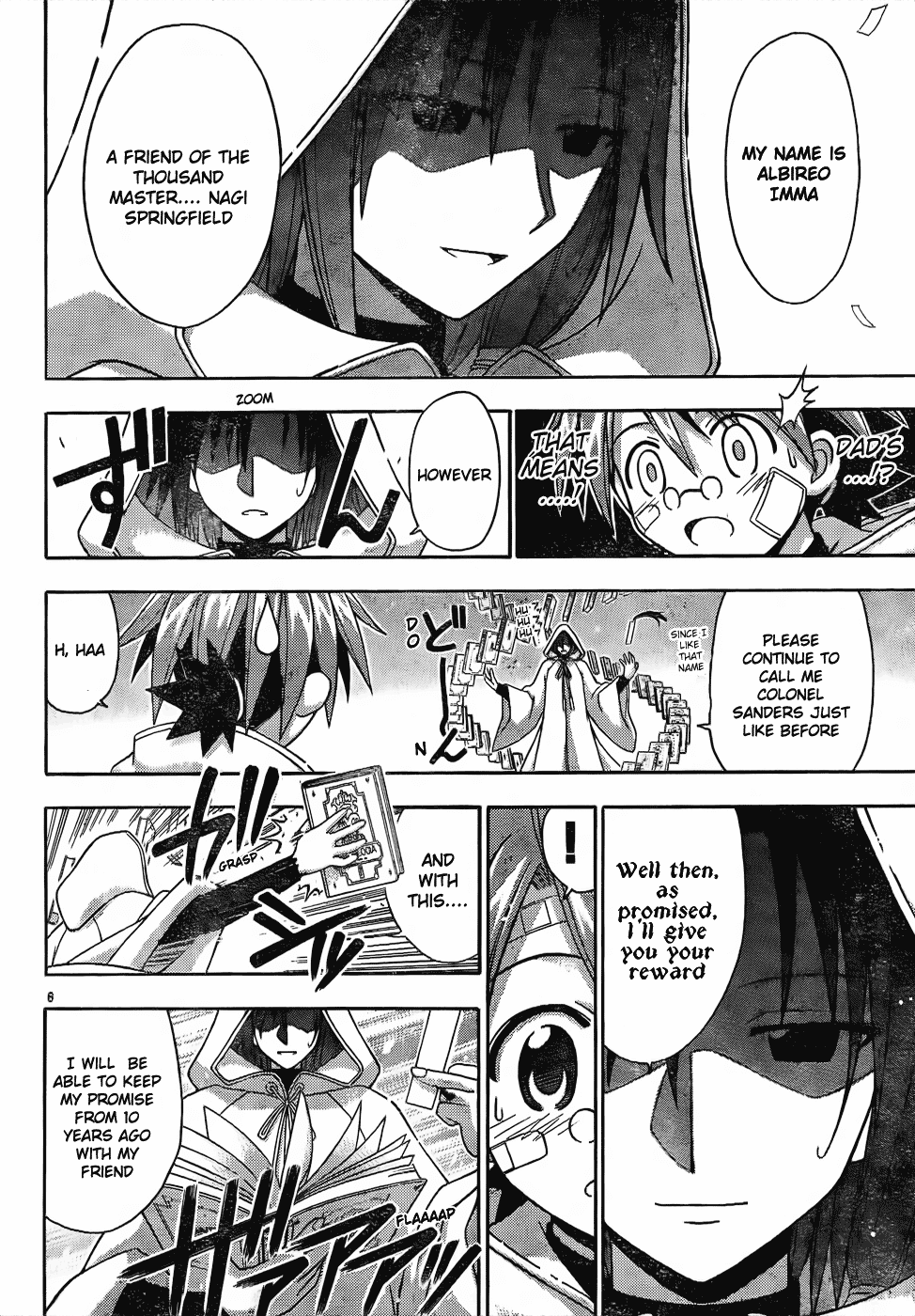 Mahou Sensei Negima! Chapter 117 page 6 - Chapter 117: Reunion with Father?!