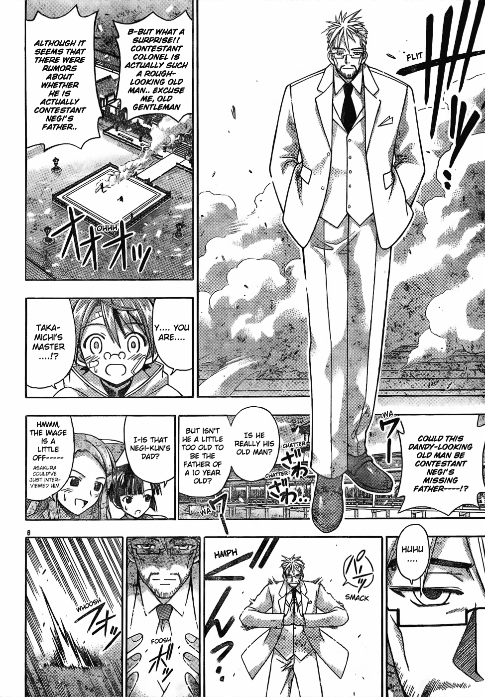 Mahou Sensei Negima! Chapter 117 page 8 - Chapter 117: Reunion with Father?!