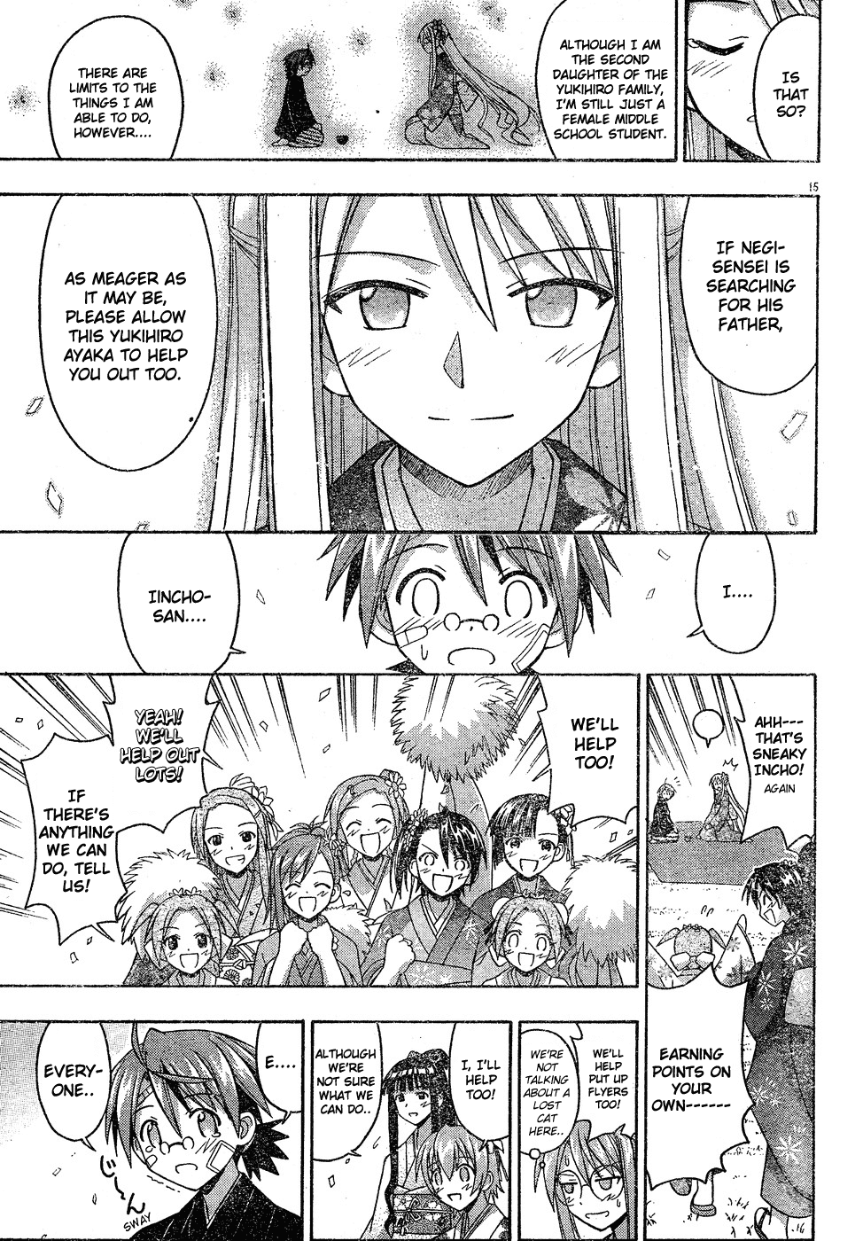 Mahou Sensei Negima! Chapter 120 page 15 - Chapter 120: Negi-kun Fan Club ♡