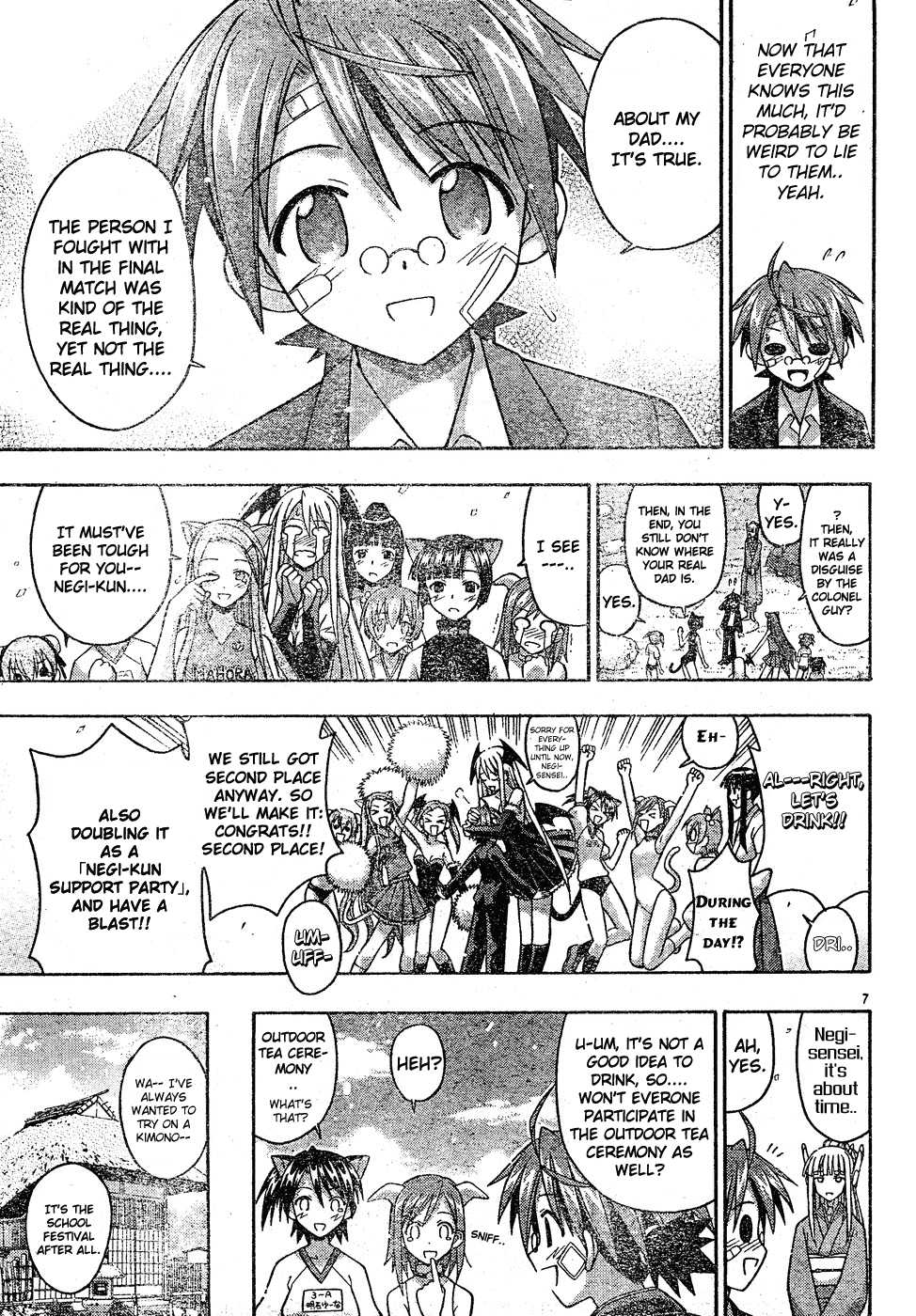 Mahou Sensei Negima! Chapter 120 page 7 - Chapter 120: Negi-kun Fan Club ♡