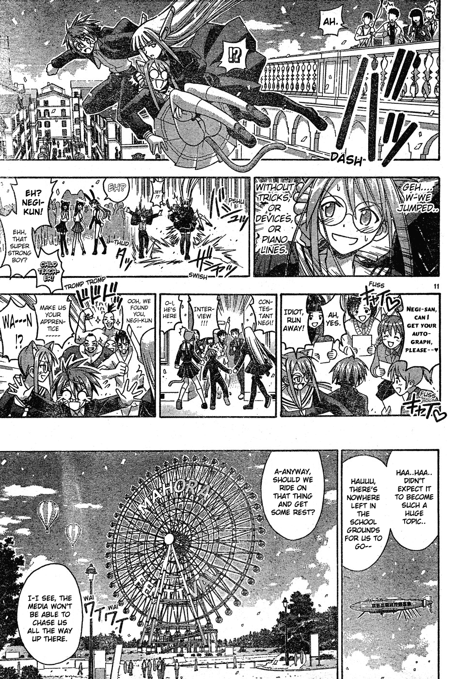 Mahou Sensei Negima! Chapter 121 page 12 - Chapter 121: Negi Majorly Busted Magister Magi