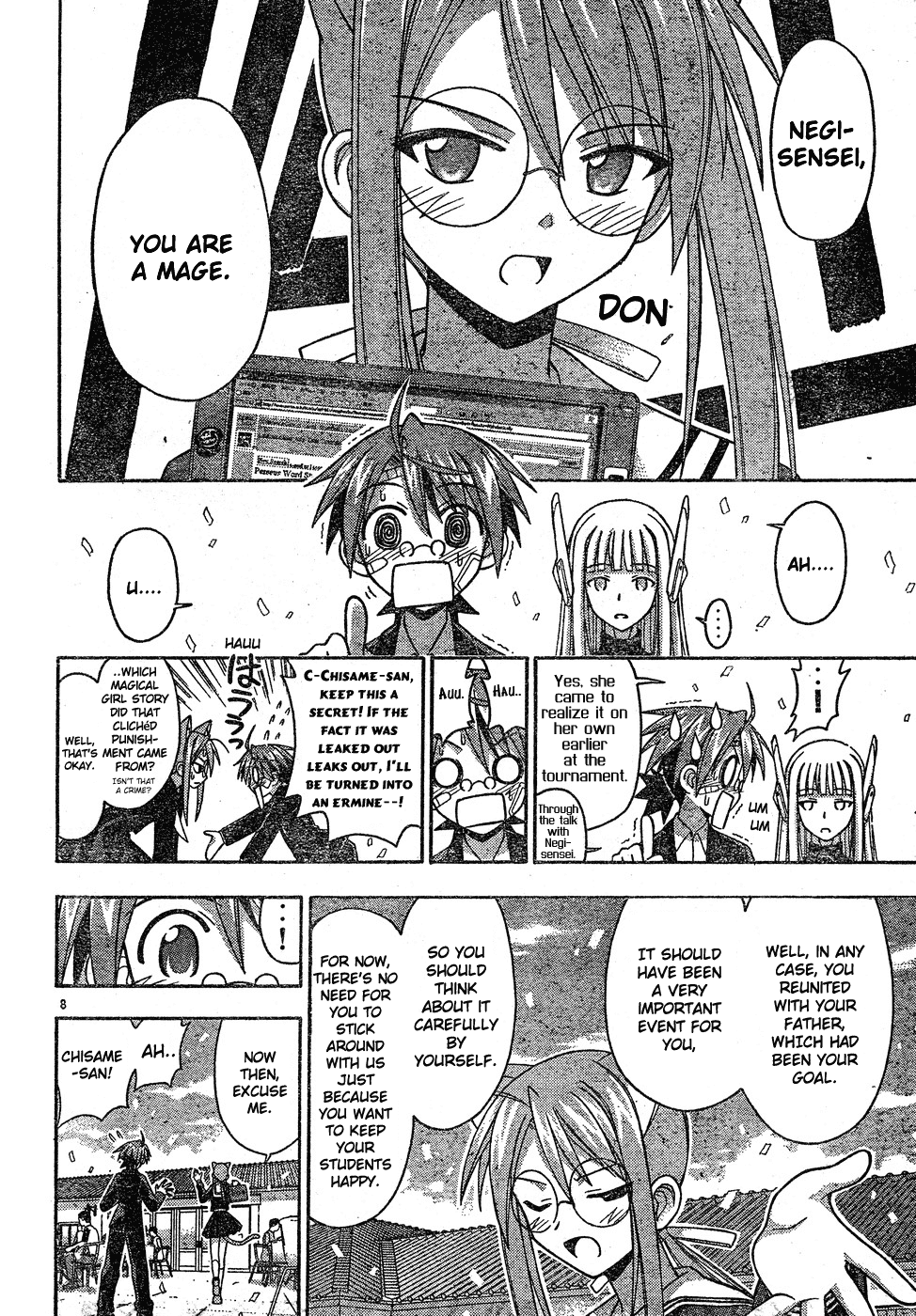 Mahou Sensei Negima! Chapter 121 page 9 - Chapter 121: Negi Majorly Busted Magister Magi