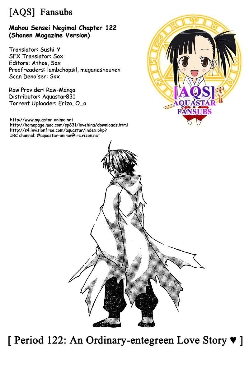 Mahou Sensei Negima! Chapter 122 page 1 - Chapter 122: Ordinary Yet Dreamy Love Story