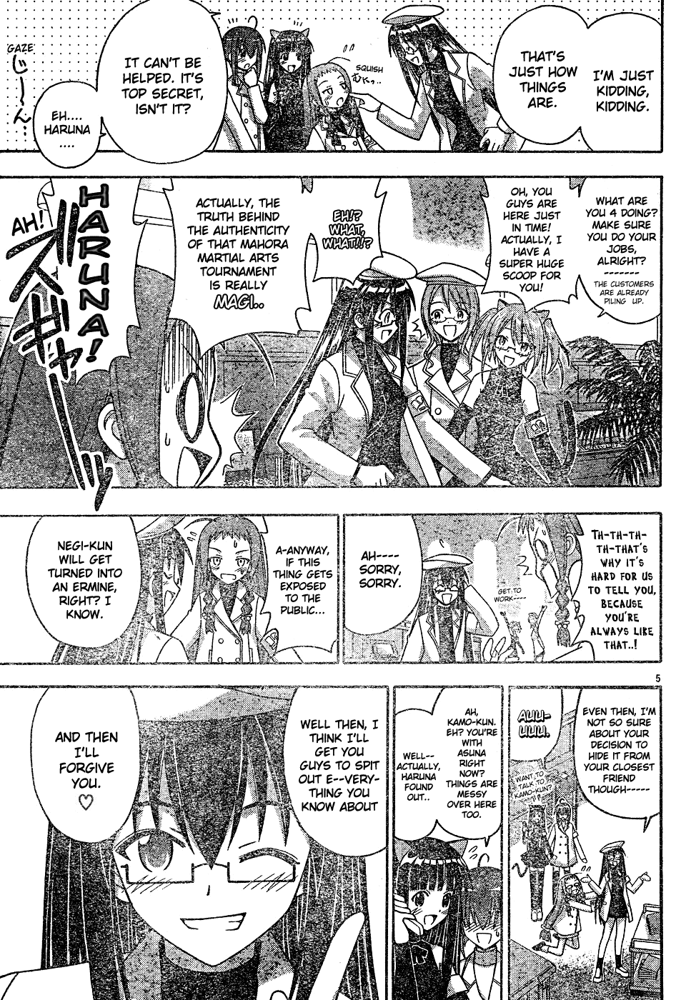 Mahou Sensei Negima! Chapter 126 page 6 - Chapter 126: Fierce Magical Desires ♡