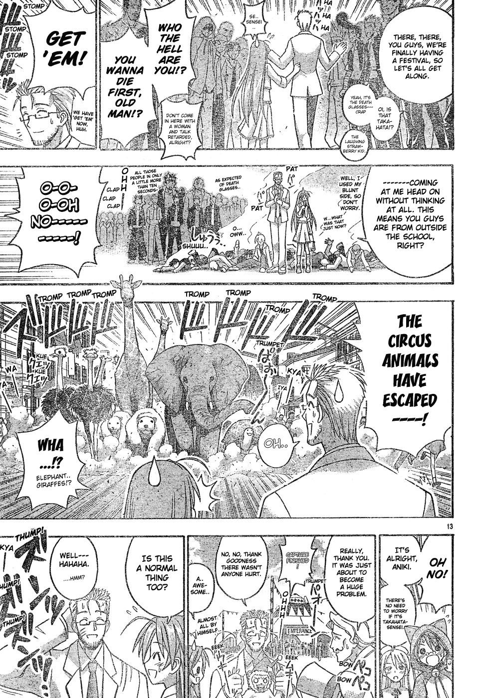 Mahou Sensei Negima! Chapter 130 page 13 - Chapter 130: An Anticipated Date Becomes an Unexpected Date