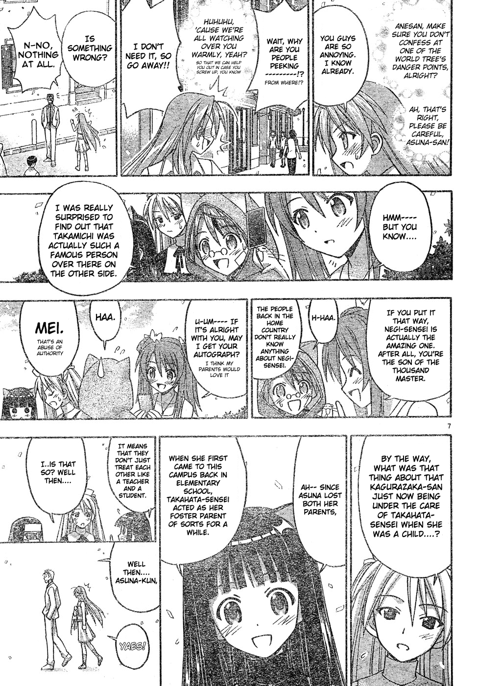 Mahou Sensei Negima! Chapter 130 page 7 - Chapter 130: An Anticipated Date Becomes an Unexpected Date