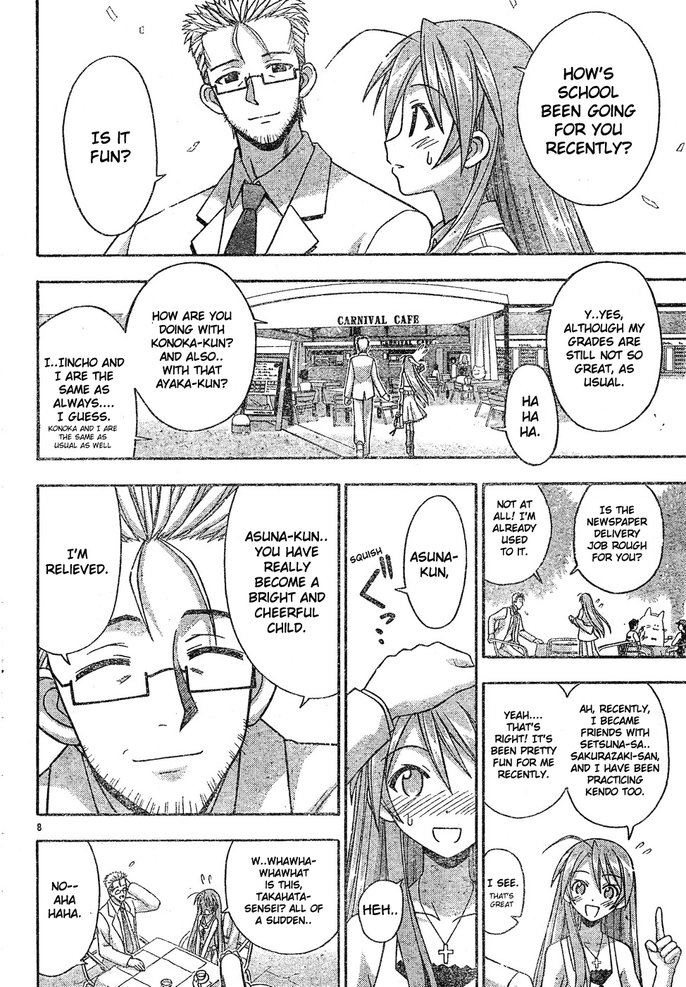 Mahou Sensei Negima! Chapter 130 page 8 - Chapter 130: An Anticipated Date Becomes an Unexpected Date