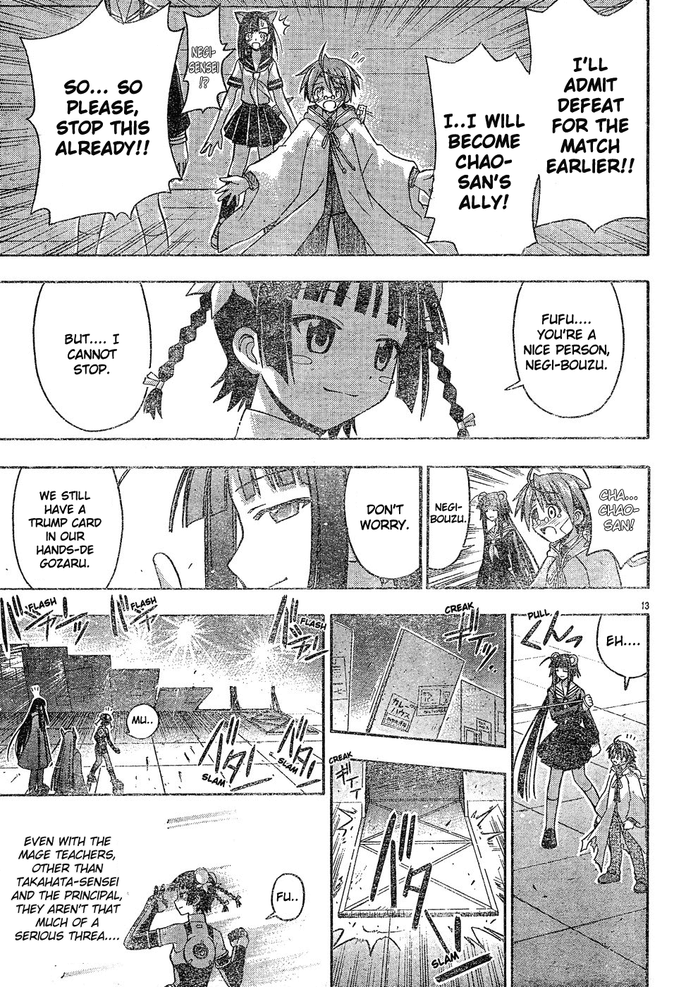 Mahou Sensei Negima! Chapter 134 page 14 - Chapter 134: Full Throttle! Robotic Martial Arts!!