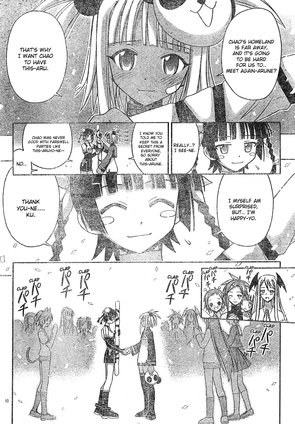 Mahou Sensei Negima! Chapter 135 page 11 - Chapter 135: If Chao Lingshen Won't Cry, We'll Make Her Cry