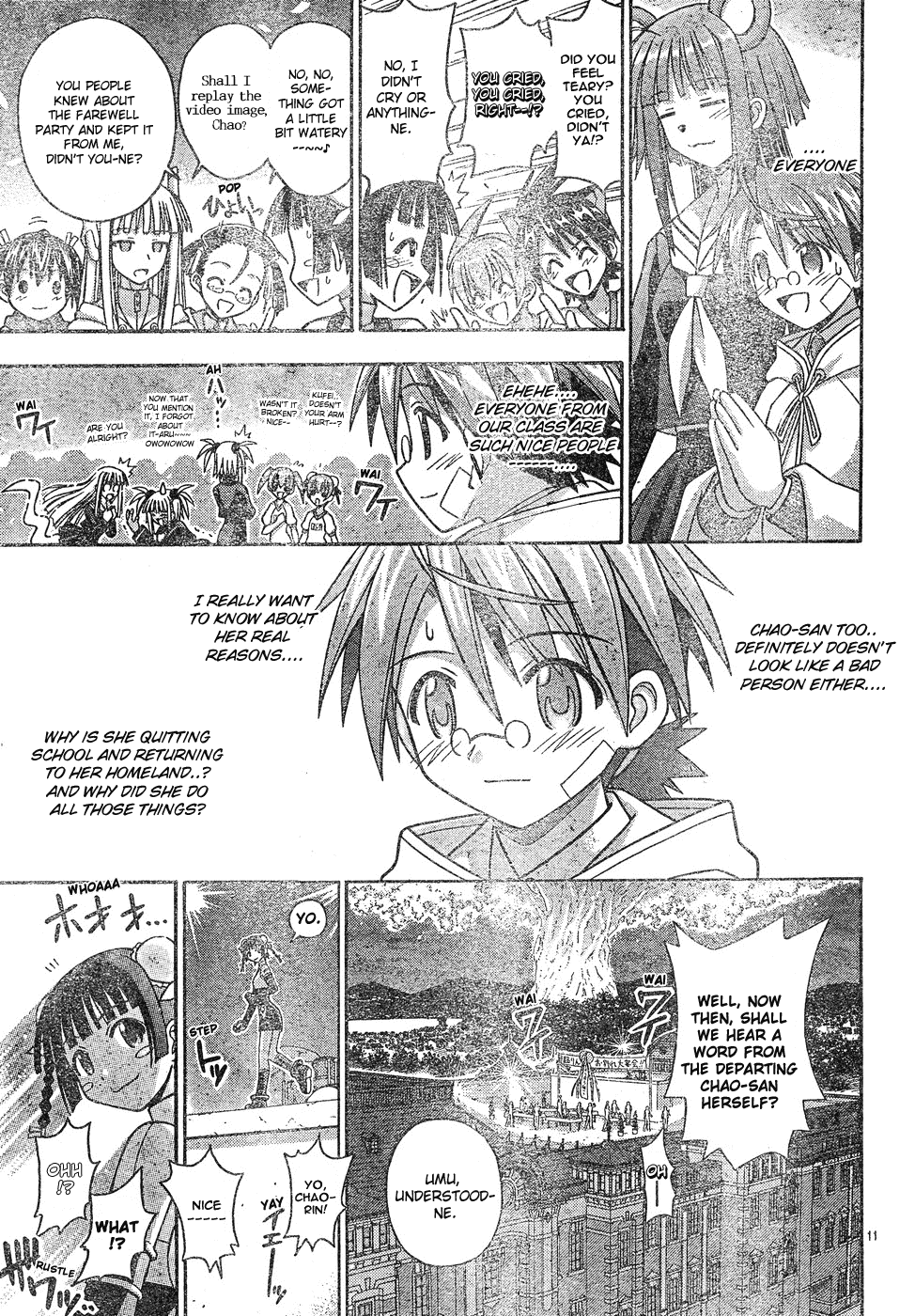 Mahou Sensei Negima! Chapter 135 page 12 - Chapter 135: If Chao Lingshen Won't Cry, We'll Make Her Cry
