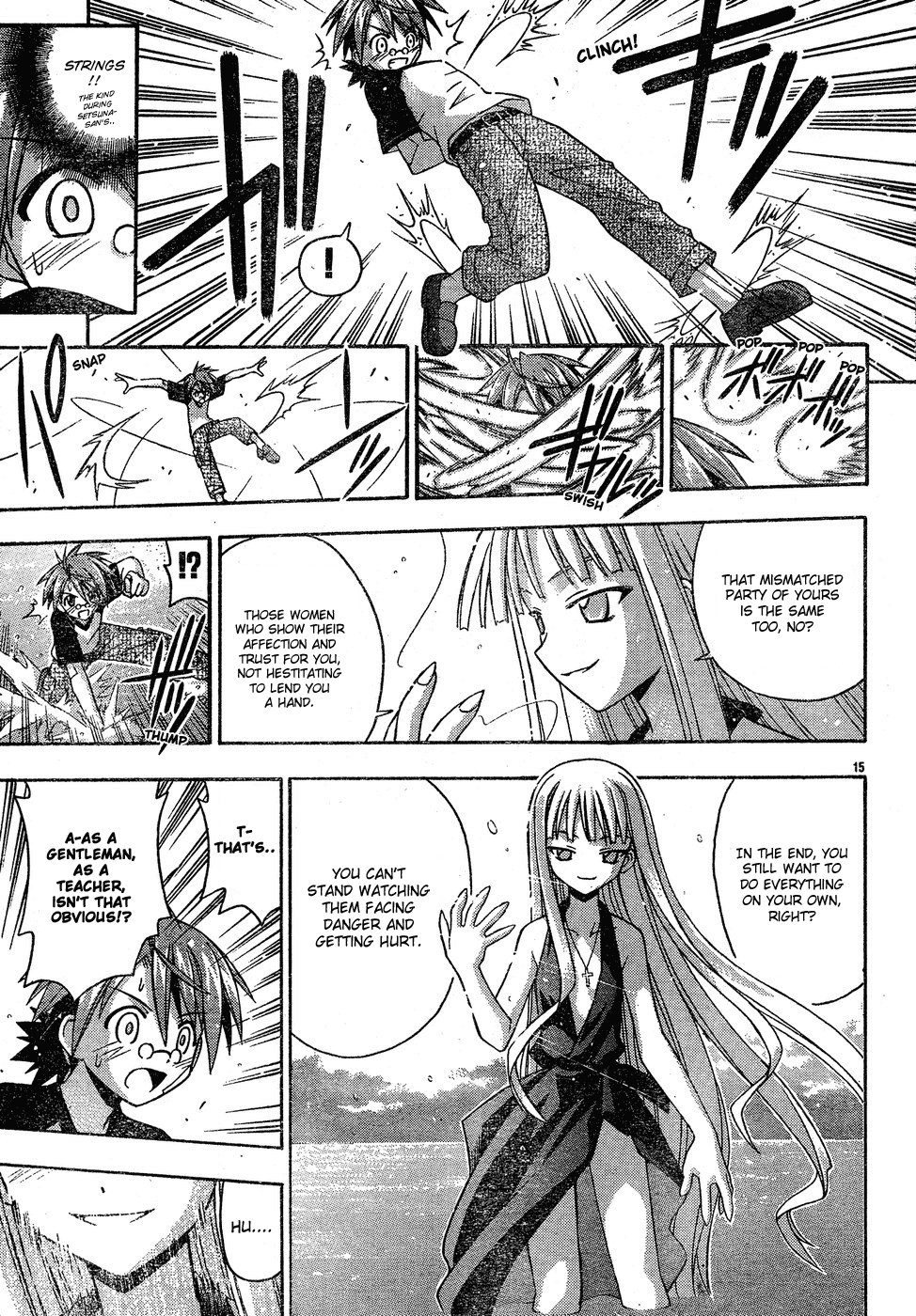 Mahou Sensei Negima! Chapter 137 page 16 - Chapter 137: Mature Discussion of Combat ♡