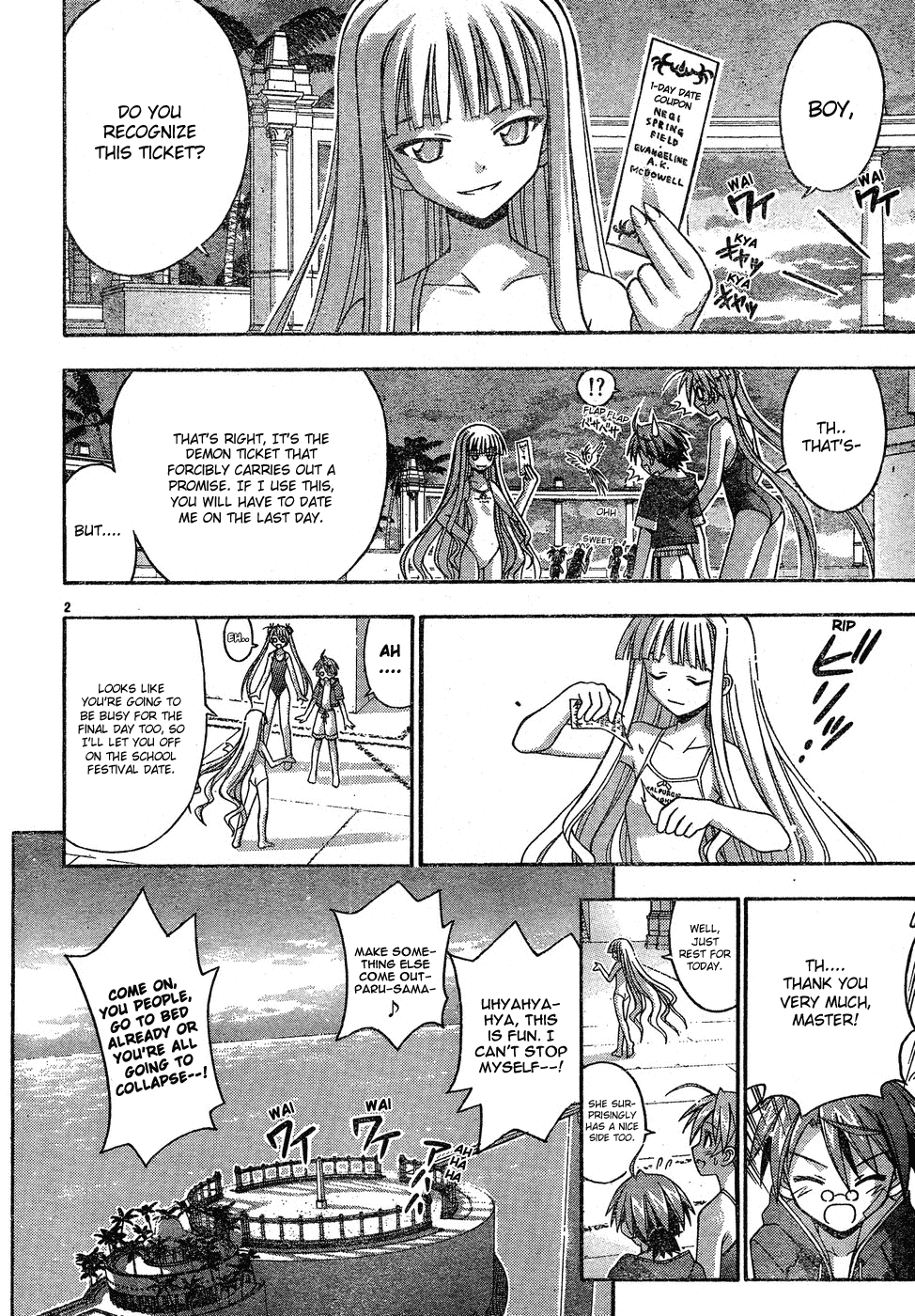 Mahou Sensei Negima! Chapter 137 page 3 - Chapter 137: Mature Discussion of Combat ♡