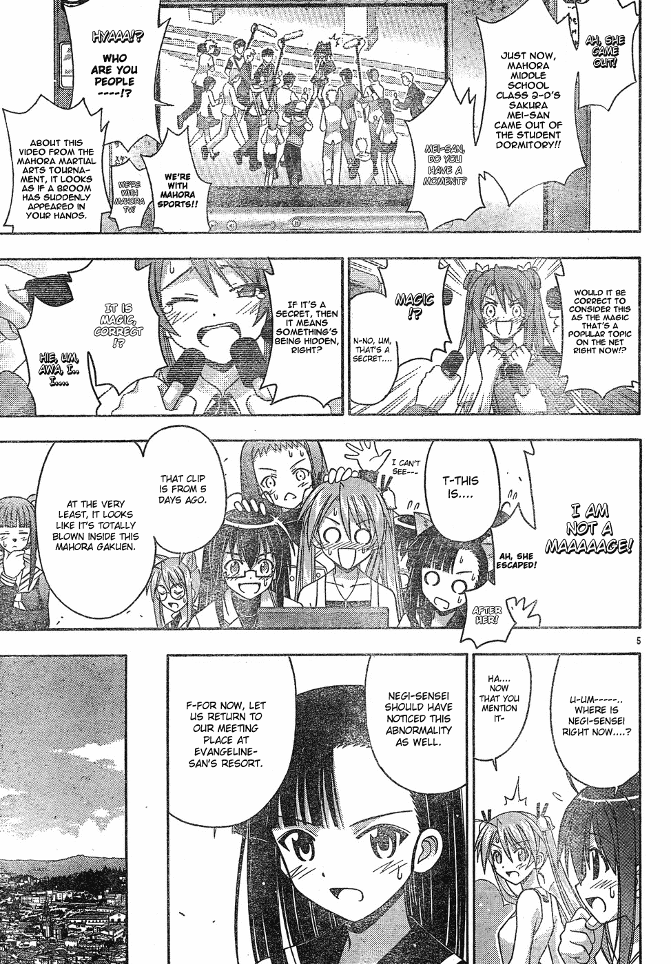 Mahou Sensei Negima! Chapter 139 page 6 - Chapter 139: The Girl Genius Wins!