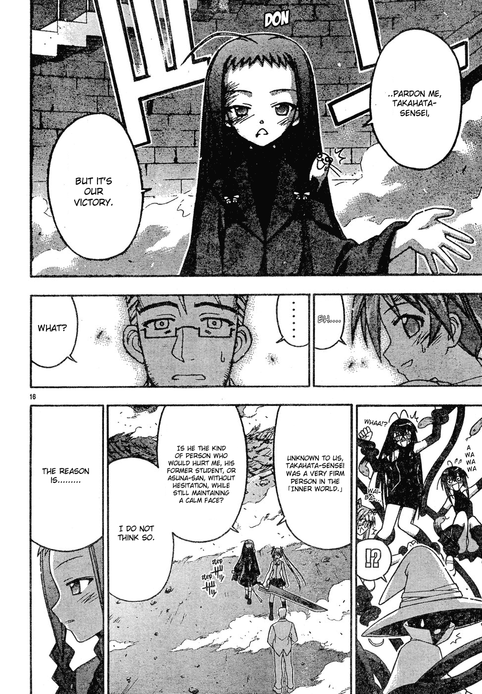 Mahou Sensei Negima! Chapter 143 page 16 - Chapter 143: Terror! The Truth About Death Specs!!
