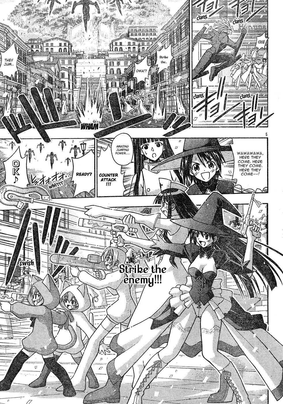 Mahou Sensei Negima! Chapter 148 page 5 - Chapter 148: The Great Mahora Shootout ♡