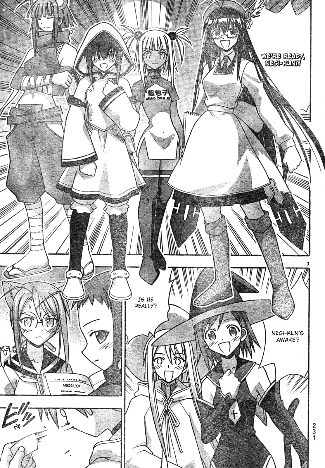 Mahou Sensei Negima! Chapter 151 page 4 - Chapter 151: Recharge Complete, the Return of Negi!!