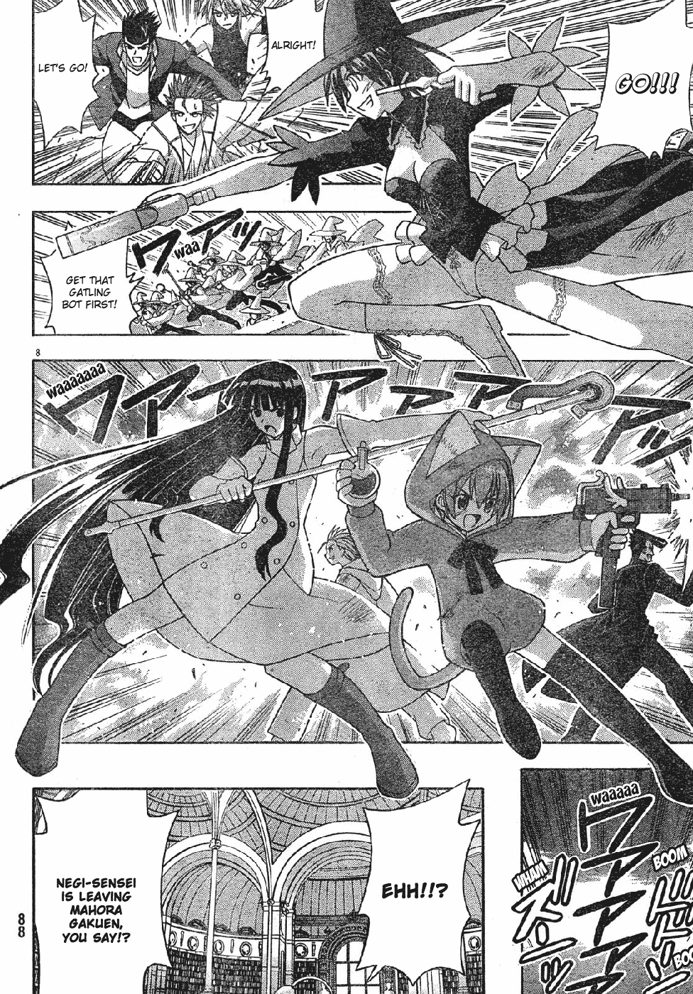 Mahou Sensei Negima! Chapter 152 page 9 - Chapter 152: I've Got My Sights Locked on You ♡