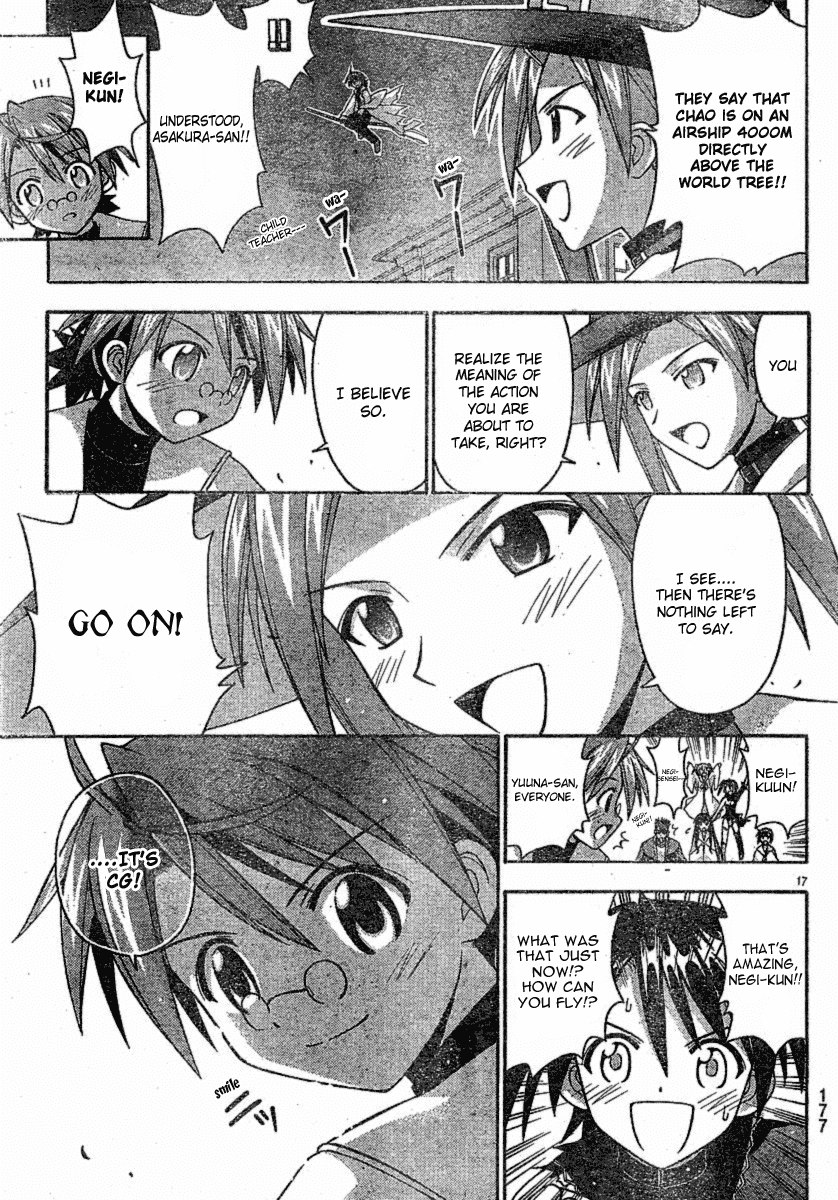Mahou Sensei Negima! Chapter 155 page 16 - Chapter 155: Negi Cometh!!