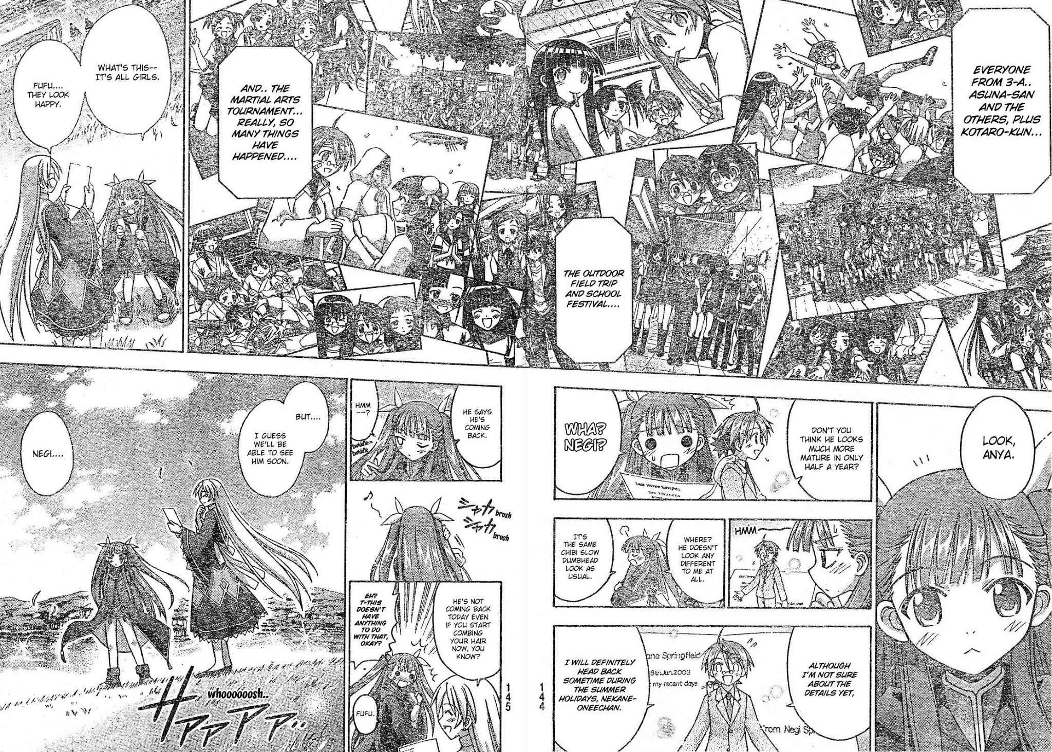 Mahou Sensei Negima! Chapter 167 page 4 - Chapter 167: Negi's Growing Up ♡